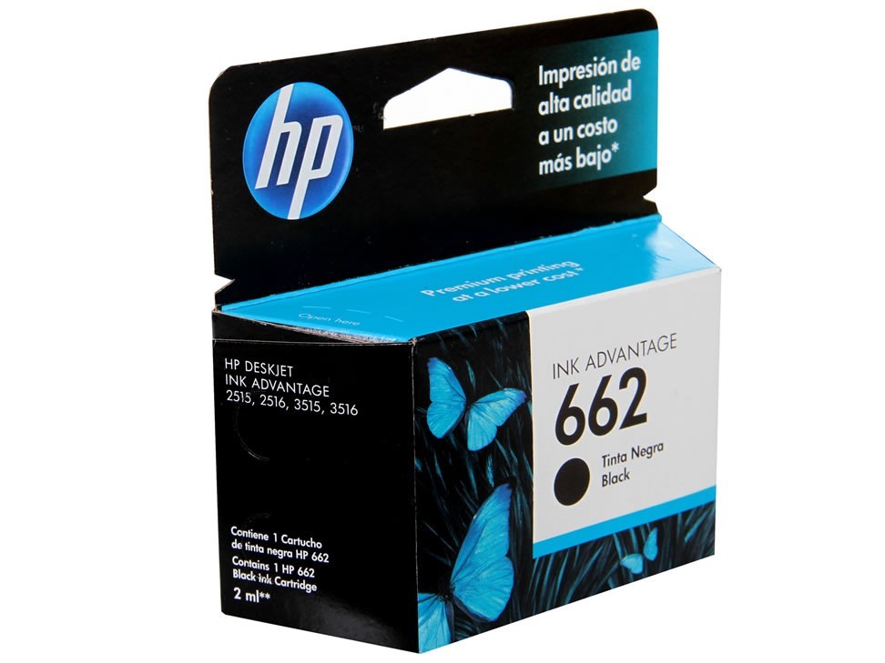 CARTUCHO 662 HP BLACK | RepairTecniprinter